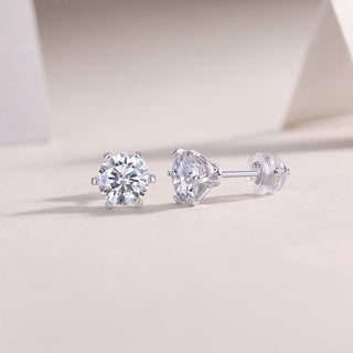 1Quiet Luxury Fashion Diamond Earrings Stud Set With Mosan Diamond...