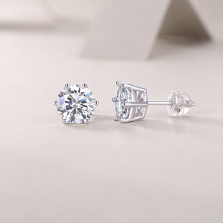 1Years Quiet Good Luxury Fashion Diamond Earrings Stud Mosan Diamond...