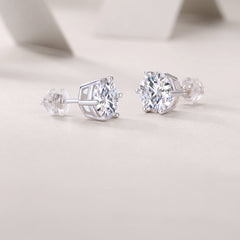 1Years Quiet Good Luxury Fashion Diamond Earrings Stud Mosan Diamond Silver Jewelry Prohibit TK Sales - The Best Shop 4U