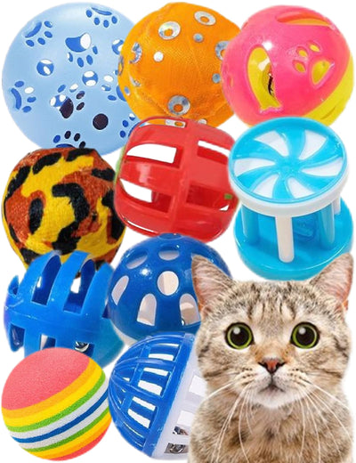 Cat Toy Balls with Bells