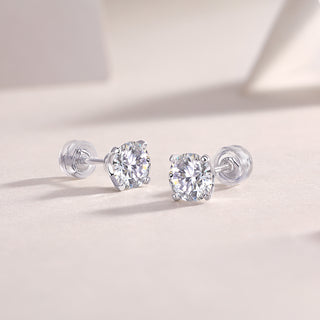 1Rhymes Luxury Fashion Diamond Earrings Stud Inlaid With Mosan Diamond...