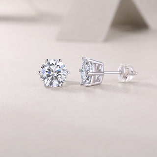 1Years Quiet Good Luxury Fashion Diamond Earrings Stud Mosan Diamond...
