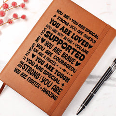 You Are a Fighter – Leather Journal