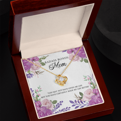 To My Bonus Mom - You Made My Life Better - Necklace