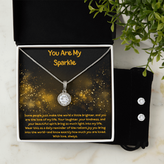 You Are My Sparkle - Eternal Hope Necklace and Earring Set