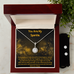 You Are My Sparkle - Eternal Hope Necklace and Earring Set