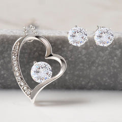 My Sparkle - Forever Love Necklace and Earring Set