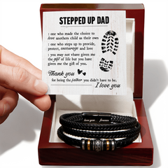 To My Stepdad Gift of Life – Bracelet