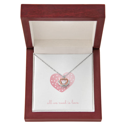 All We Need - Crown Pendant Necklace
