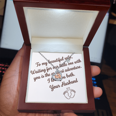 Your Loving Husband  - Baby Feet Necklace