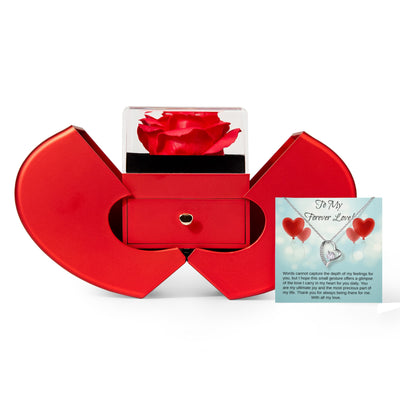 To My Forever Love - Forever Love Necklace and Heart Box