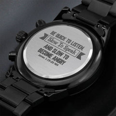 Be Quick to Listen (James 1:19 - 20) – Men's Watch - The Best Shop 4U