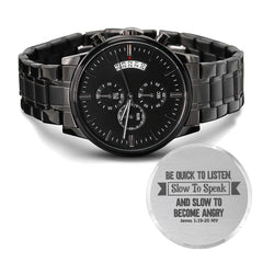 Be Quick to Listen (James 1:19 - 20) – Men's Watch - The Best Shop 4U
