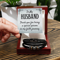 Being Special - Mens Leather Bracelet - The Best Shop 4U