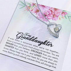 Brave Granddaughter - Forever Love Necklace - The Best Shop 4U