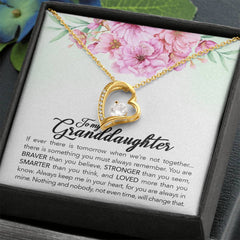 Brave Granddaughter - Forever Love Necklace - The Best Shop 4U
