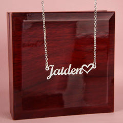 Classic Heart Style Name Necklace - The Best Shop 4U