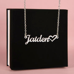 Classic Heart Style Name Necklace - The Best Shop 4U