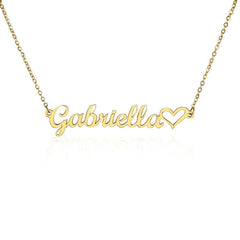 Classic Heart Style Name Necklace - The Best Shop 4U