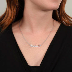 Classic Heart Style Name Necklace - The Best Shop 4U