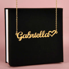 Classic Heart Style Name Necklace - The Best Shop 4U