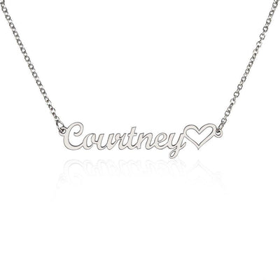 Classic Heart Style Name Necklace - The Best Shop 4U