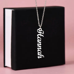 Classic Vertical Name Necklace - The Best Shop 4U