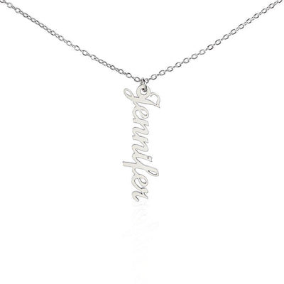 Classic Vertical Name Necklace - The Best Shop 4U