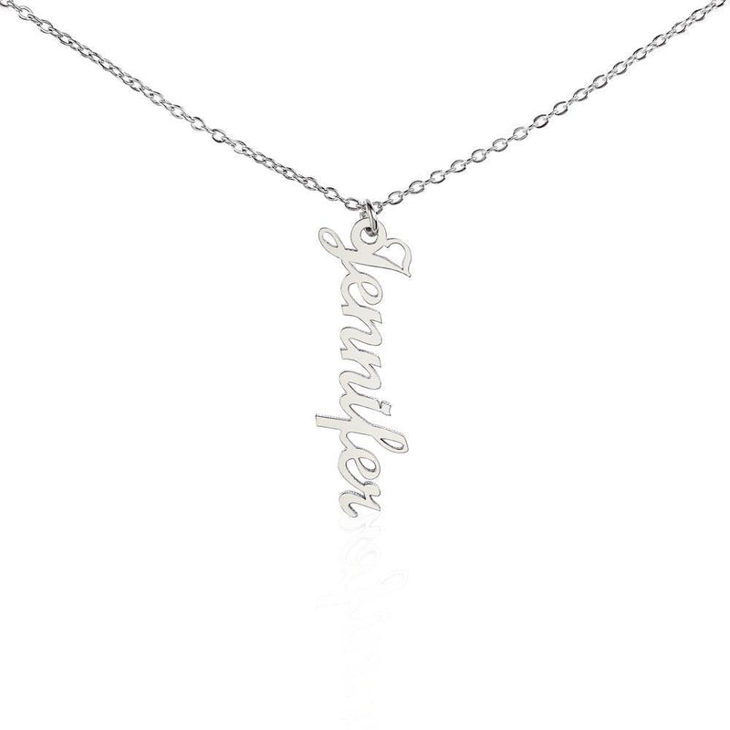 Classic Vertical Name Necklace - The Best Shop 4U