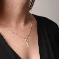 Classic Vertical Name Necklace - The Best Shop 4U