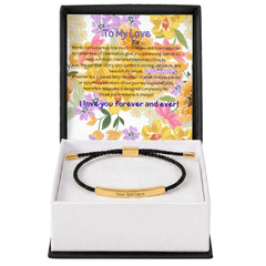 Custom Engraved Bar Bracelet - For Her - The Best Shop 4U