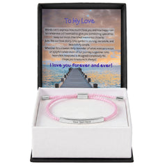 Custom Engraved Bar Bracelet - For Him - The Best Shop 4U