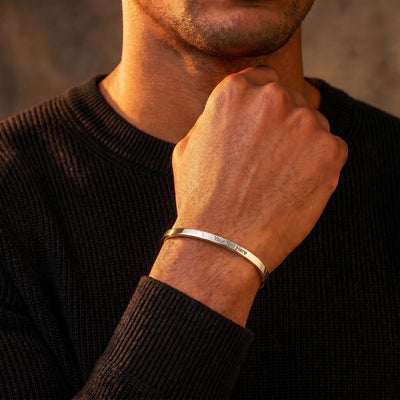 Custom Engraved Cuff Bracelet - Forever Love - The Best Shop 4U