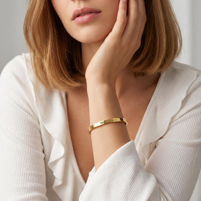 Custom Engraved Cuff Bracelet - Soulmate - The Best Shop 4U