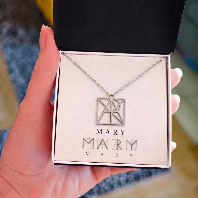 Custom Monogram Name Necklace - The Best Shop 4U