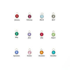 Custom Name Necklace with a Birthstone - The Best Shop 4U