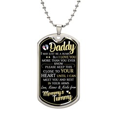 Dad To Be - Dog Tag Necklace - The Best Shop 4U