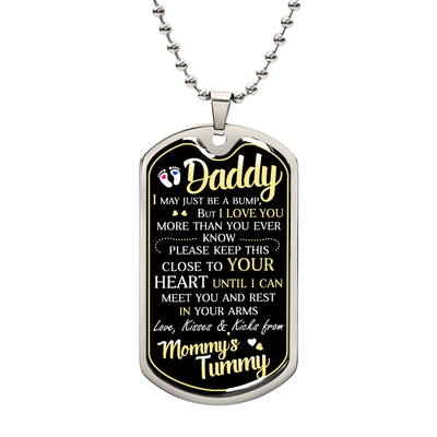 Dad To Be - Dog Tag Necklace - The Best Shop 4U