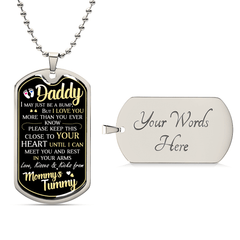Dad To Be - Dog Tag Necklace - The Best Shop 4U