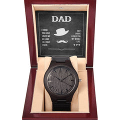 Dad's Love - Wooden Watch - The Best Shop 4U