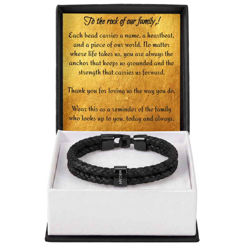 Dad's Personalized Name Bracelet - The Best Shop 4U