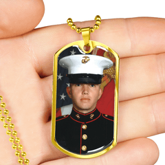 Dog Tag Necklace with Engraving - Add Your Photo - The Best Shop 4U
