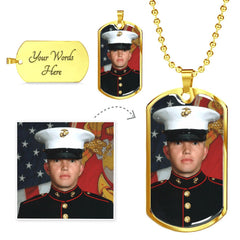 Dog Tag Necklace with Engraving - Add Your Photo - The Best Shop 4U