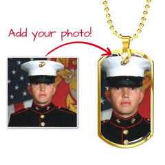 Dog Tag Necklace with Engraving - Add Your Photo - The Best Shop 4U