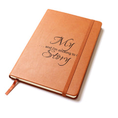 Engraved Leather Journal - My Story - The Best Shop 4U