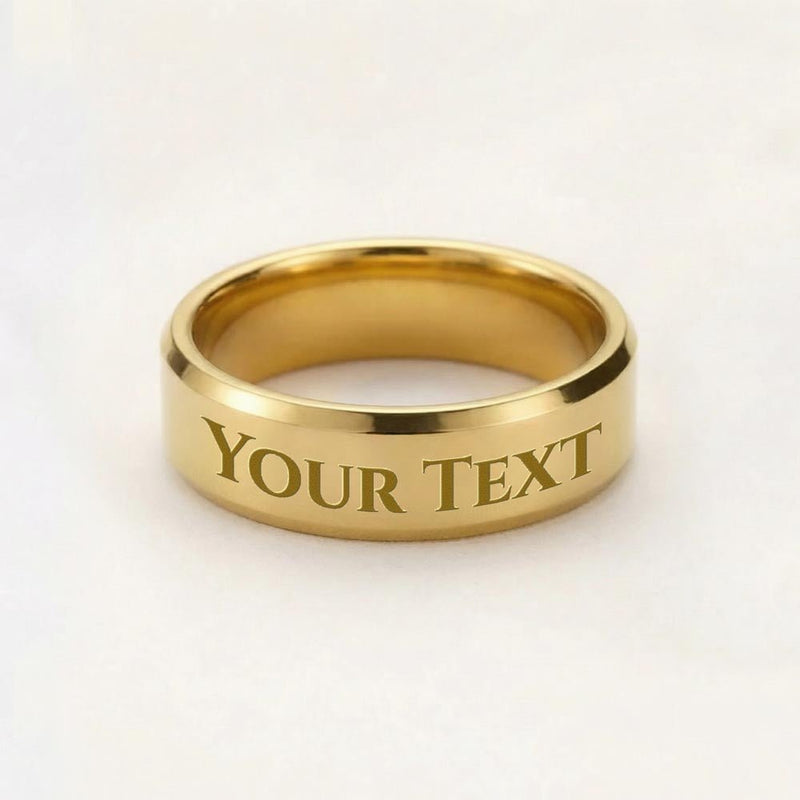 Engraved Men's Ring - Incredible You - The Best Shop 4U
