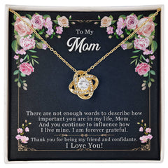 Forever Grateful - Love Knot Necklace - The Best Shop 4U