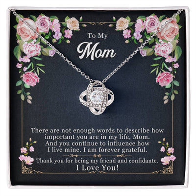 Forever Grateful - Love Knot Necklace - The Best Shop 4U