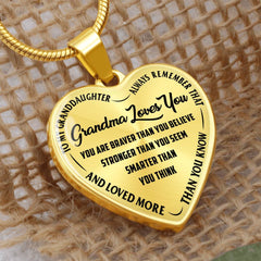 Grandma Loves You - Heart Necklace - The Best Shop 4U