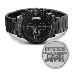 Groomsman Promoted From Wingman to Groomsman – Men's Watch - The Best Shop 4U